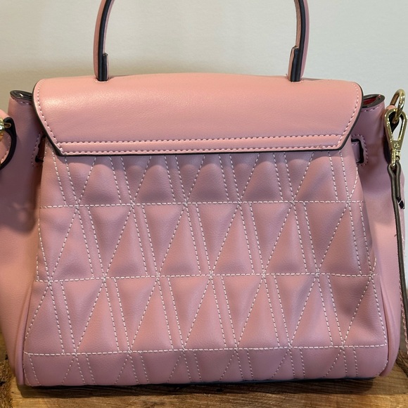 Massimo Contti Pink Satchel with Gold Medusa Detail - Picture 3 of 12